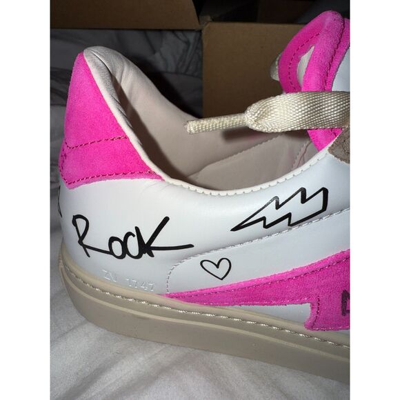 NIB Zadig & Voltaire Charms Print Sneaker in Paradise size 39 - Picture 6 of 13